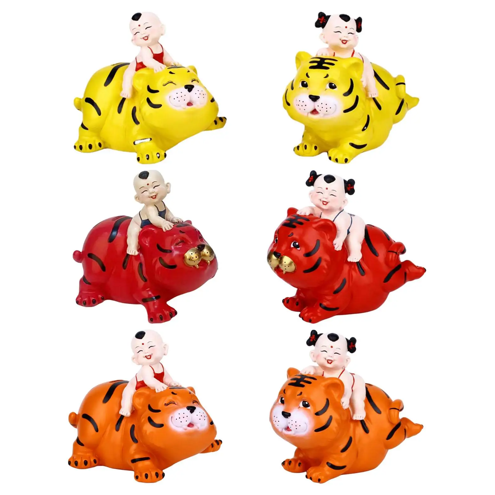 Cartoon Piggy Gifts Animal Figurine Birthdays Gifts Shaped Collectible Money Box for Desktop Adults New Year Toddler Children