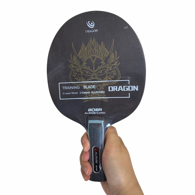 

1 шт. Профессиональное основание для настольного тенниса из карбона, 5 слоев дерева + 2 слоя карбона, для быстрой атаки, атакующая ракетка