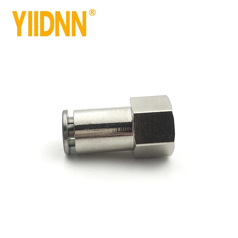 PCF Quick Connect Fittings Female Straight brass pipe tube Air Line Fittings