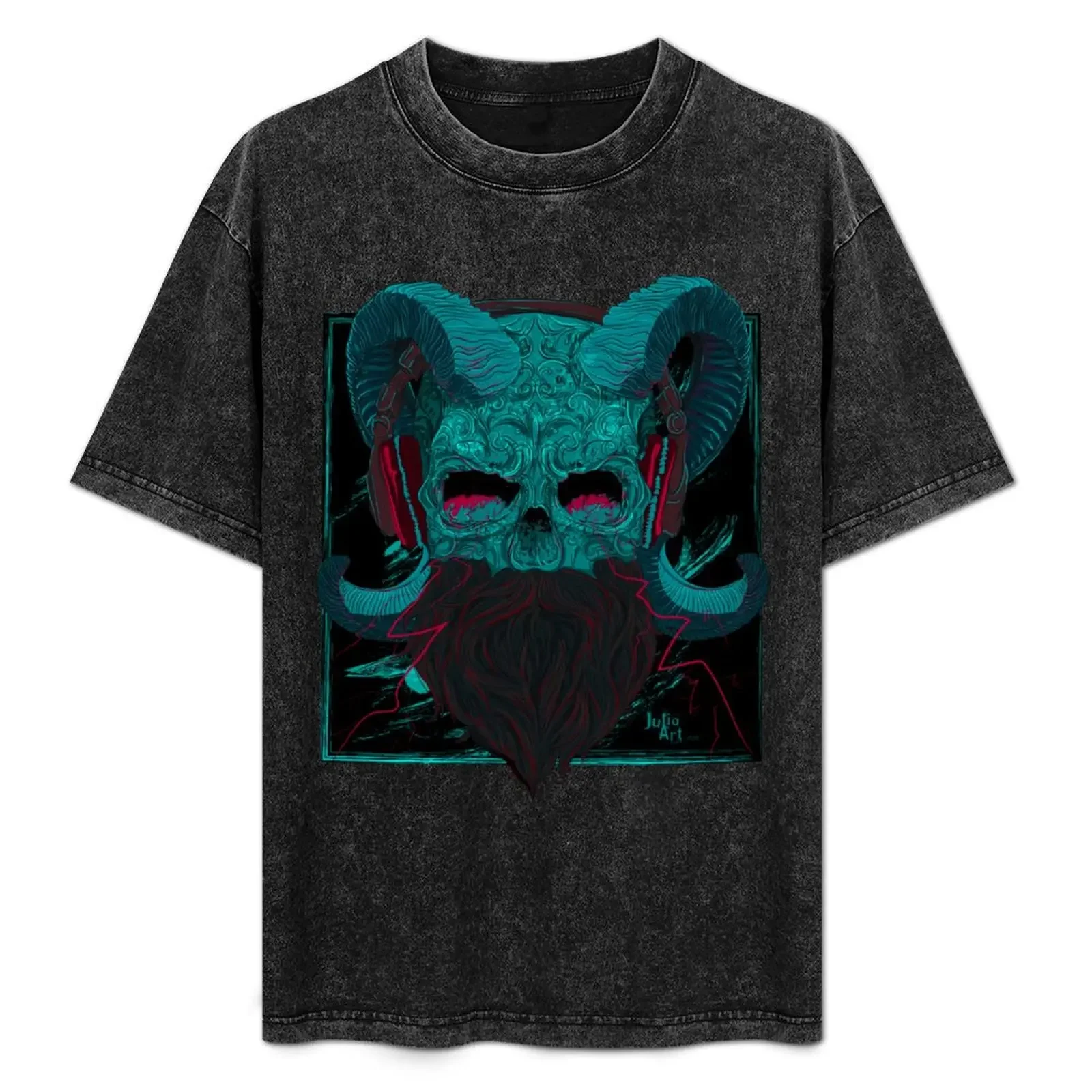 

Rock Devil T-Shirt customs design your own summer 2025 oversized t shirt men t shirts