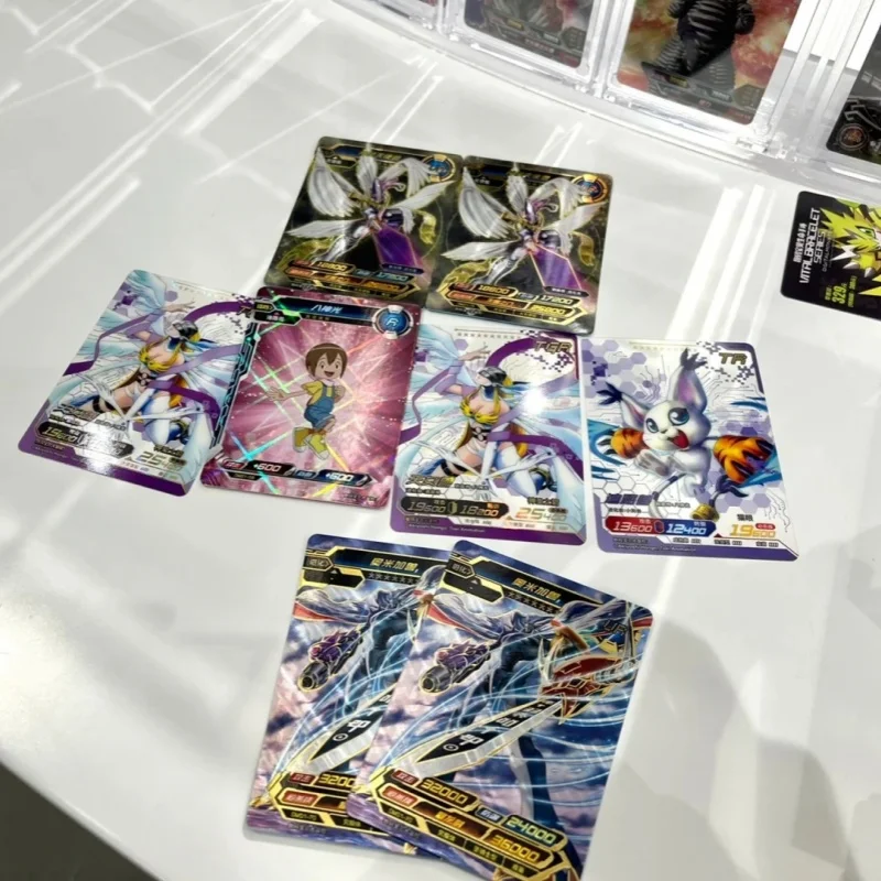 Kayou cartões monstro digital digimon coleção cartão de negociação de aventura lendário tiranossauro rex anime brinquedo presente surpresa