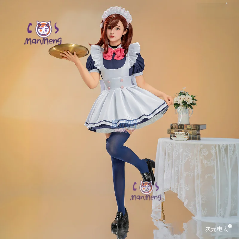

Аниме DAN DA DAN Ayase Momo Косплей Костюм Взрослых Женщин Мужчина Милое Платье Горничной Головные Уборы Галстук Носки Комплект Хэллоуин Униформа Лолиты