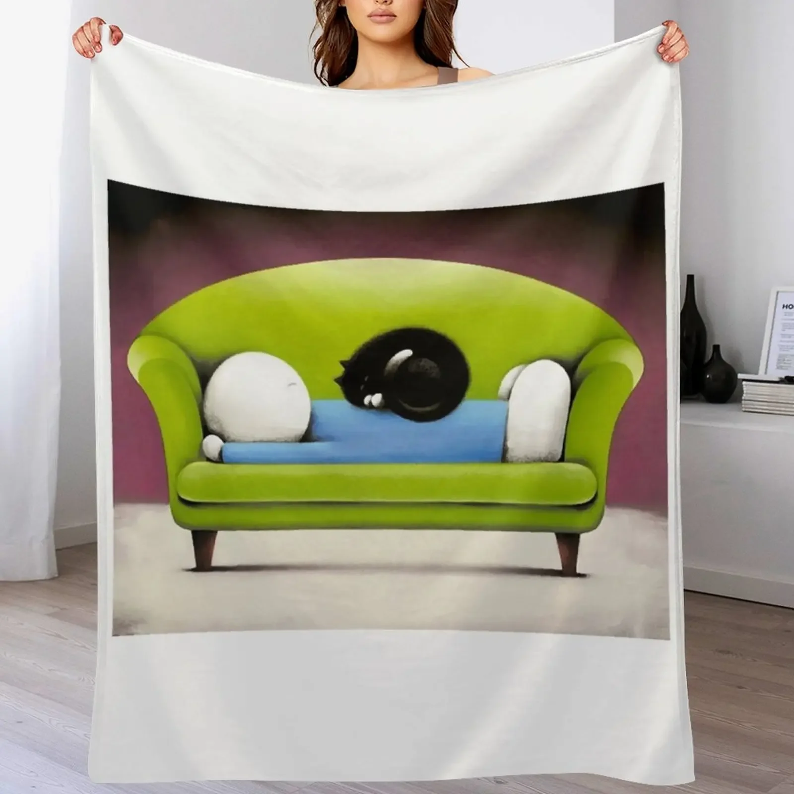 

Catnap Throw Blanket Lightweight Cozy Blanket for Bed Sofa