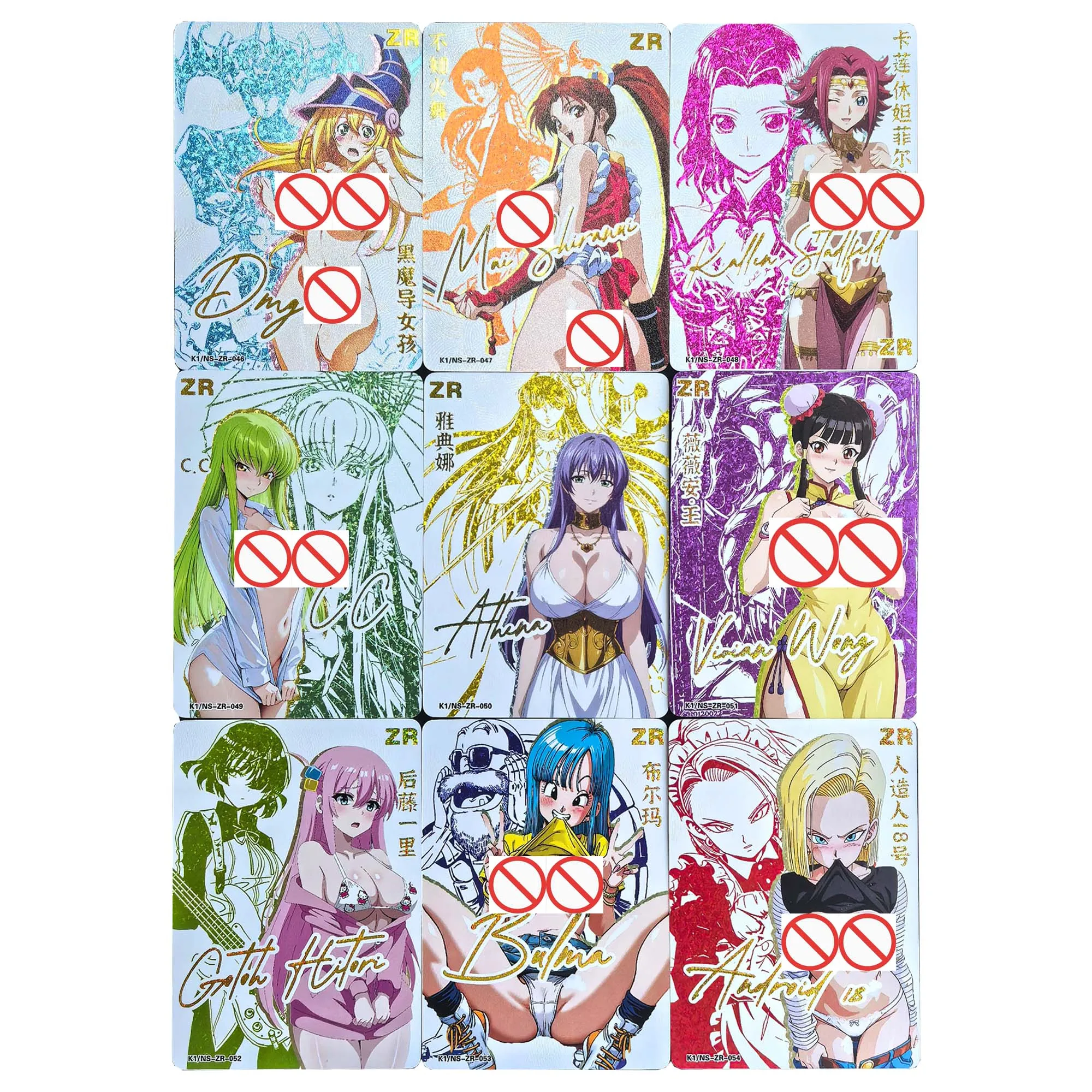 63 قطعة/المجموعة Diy K1 آلهة قصة أنيمي شخصيات أنثى جمع بطاقة اللون فلاش الذهب الساخن توقيع بطاقة أنيمي بطاقة دمى هدايا