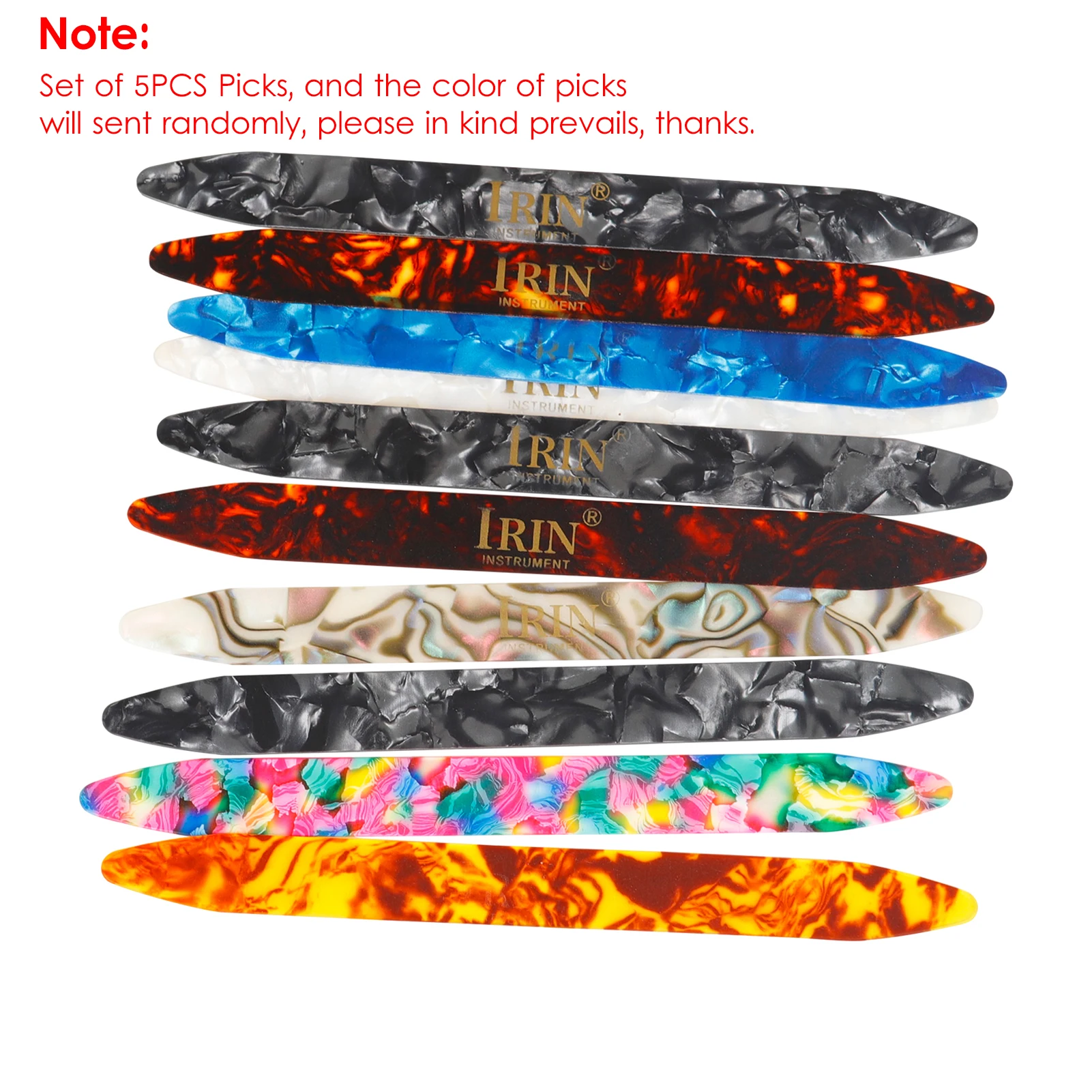 Irin 5 Stks/set Celluloid Pick - Musical Instrument Oud recensie en prijs