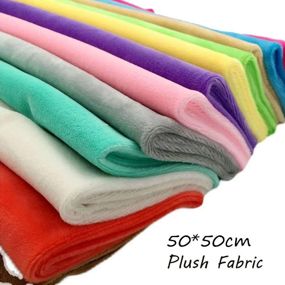 Durable 45*50cm Solid Color Style For Sewing For   Fabric Patchwork Diy Textile Cloth