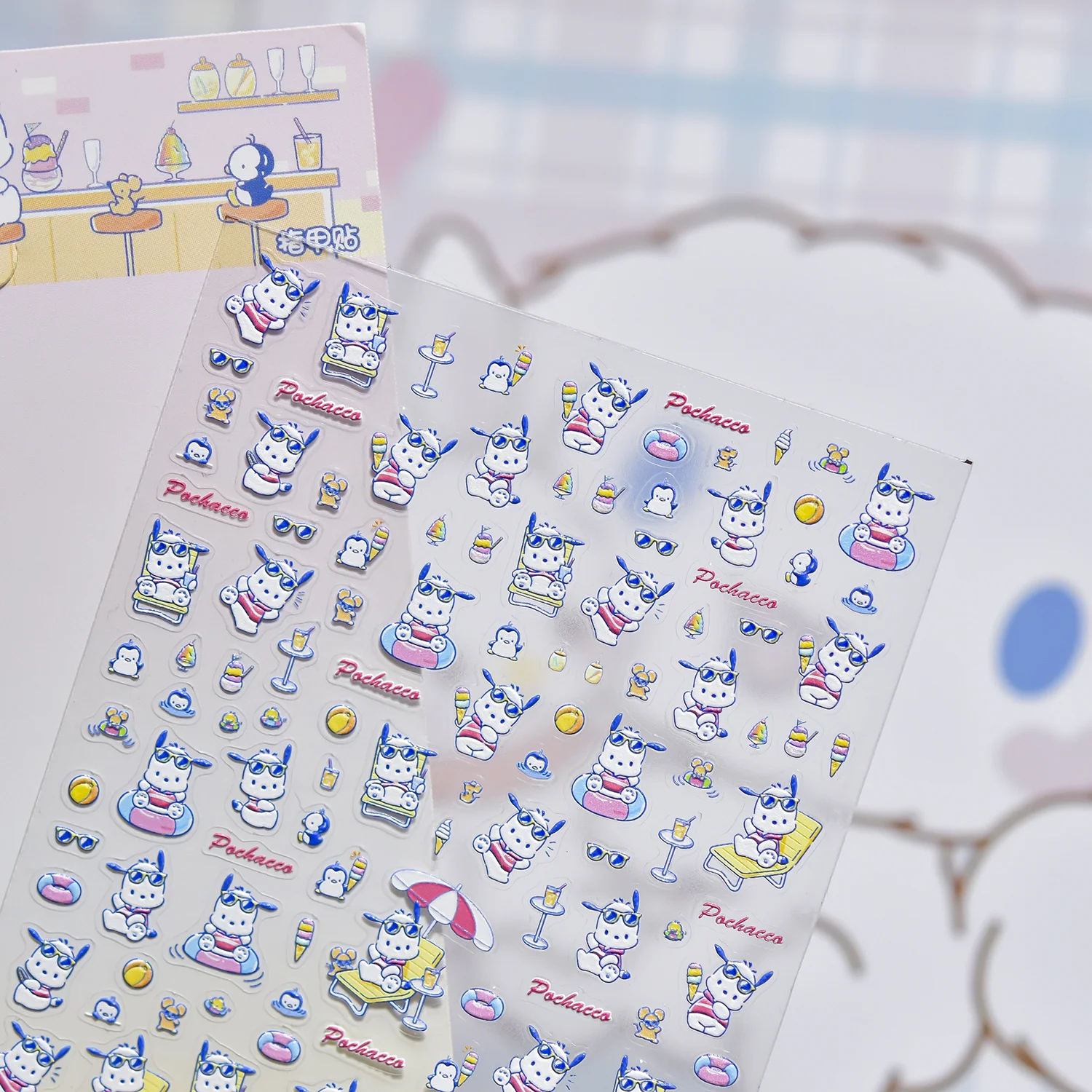 サンリオ漫画ネイルステッカー 5D レリーフかわいいアニメキ - Anime Merchandise Nepal のレビューと価格