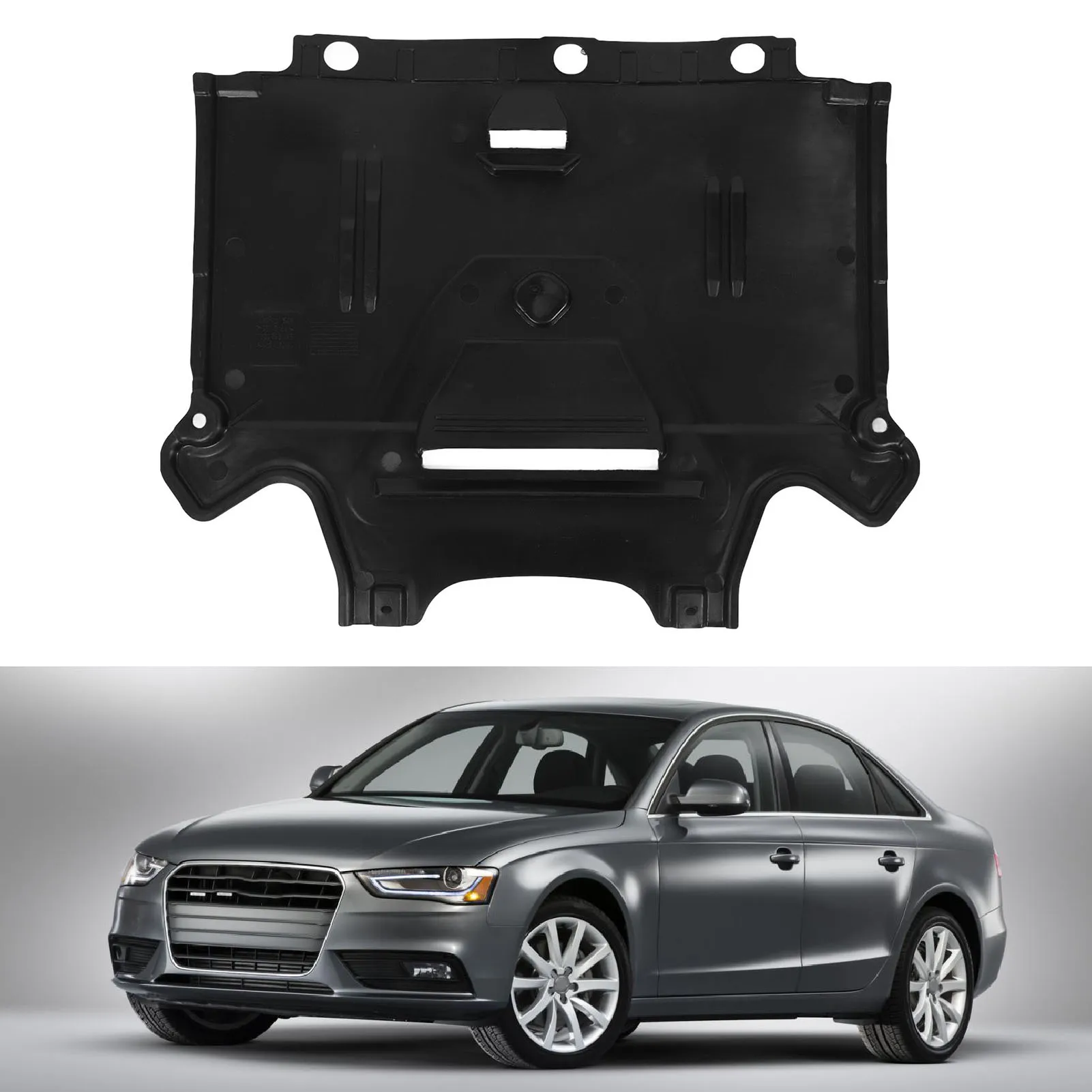 Under Gearbox Cover 8K1863822J Impact Resistant Protective Rubber Gearbox Splash Rust Shield for A4 B8 2008–2016