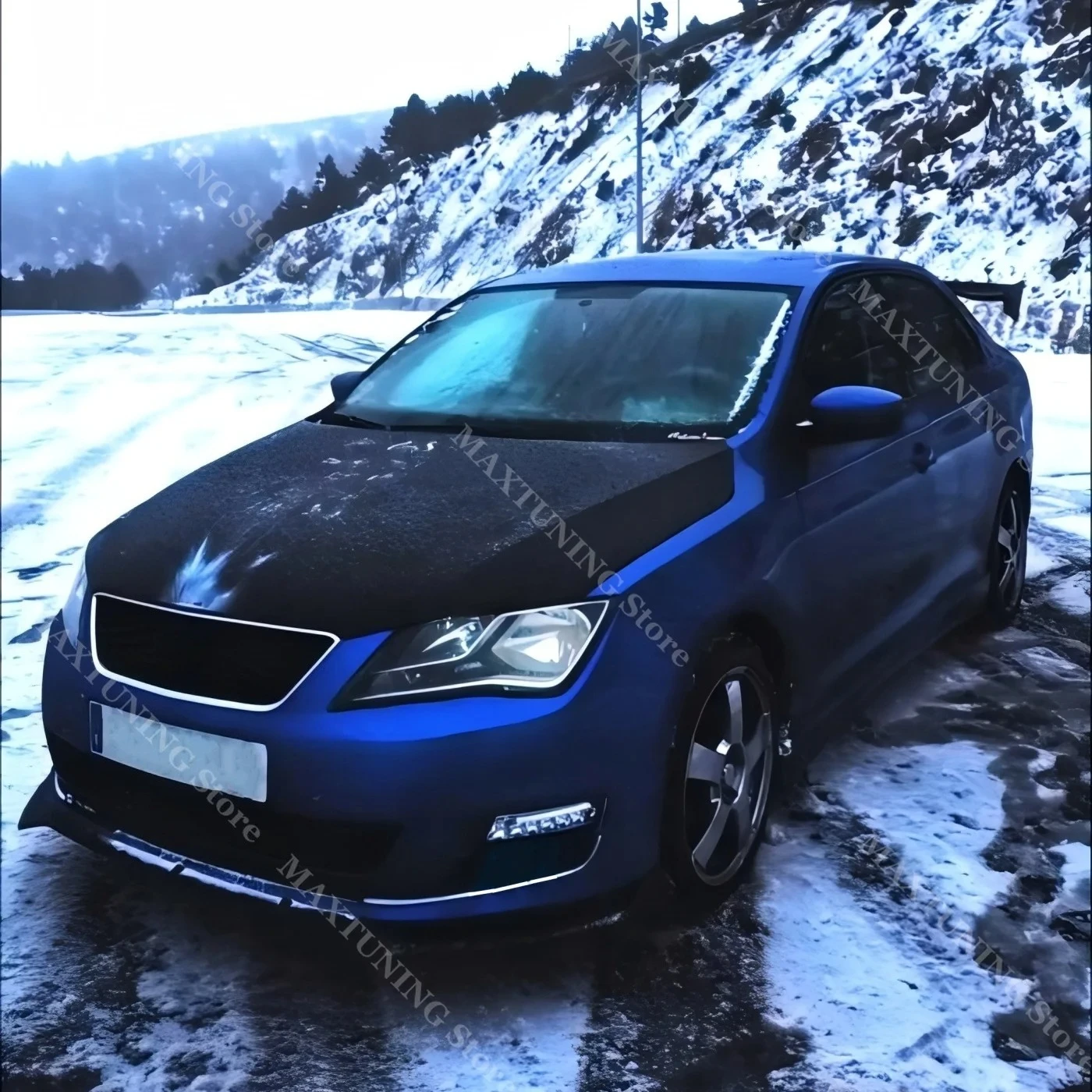 

Maxton Style Splitter for Seat Toledo MK4 TSI TDI Front Skirt Bumper Cover Car Spoiler Lip Tuning Aero Bodykits ABS Gloss Black