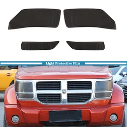 Headlight Protect Film Taillight Decals Decorate Cover for Dodge Nitro 2007 2008 2009 2010 2011 2012 Car Accessory PVC Blacken