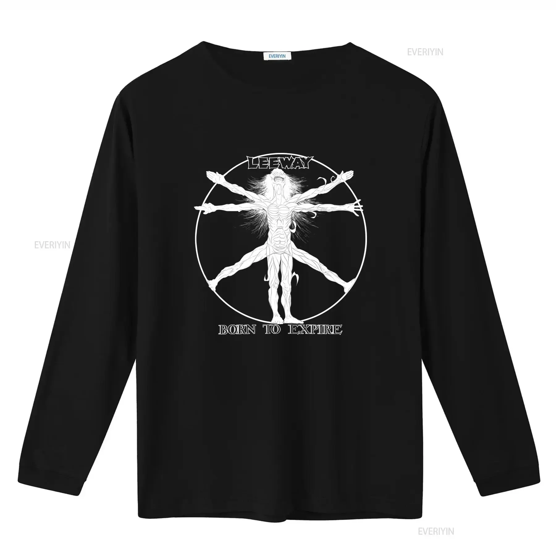 Leeway Band Born To Expire Black T Shirt All Sizes S 5XL VC2170 vintage Washed Soft Slightly homme Casual Stretched Breathable
