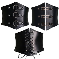 New Retro Court-style Women's Waist Belt Elastic Waist Sealing Women's waistline clip  bow corset weight loss wide waistband