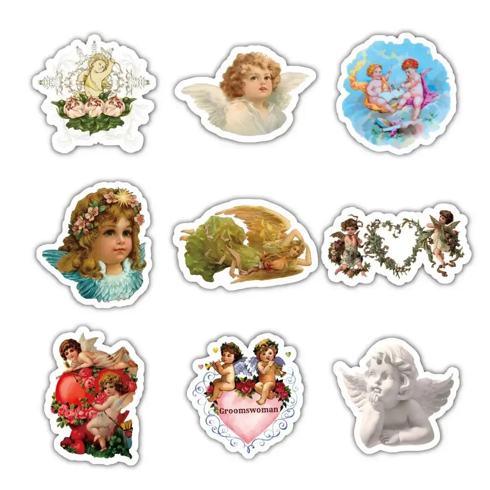 ملصق PVC لطلاء ملاك عتيق ، أدوات مكتبية جمالية للأطفال ، أدوات مكتبية سكرابوكينغ اللوازم المدرسية للأطفال ، 60 صولًا لكل مجموعة #5