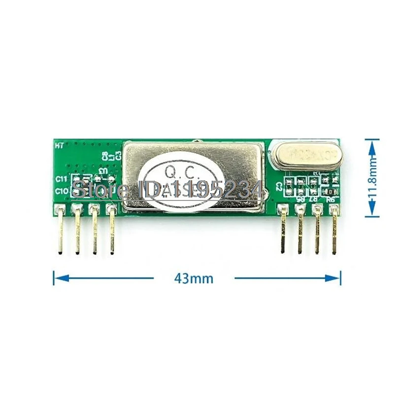 1pcs Rxb6 433mhz superheterodyne arm/avr wireless receiver module