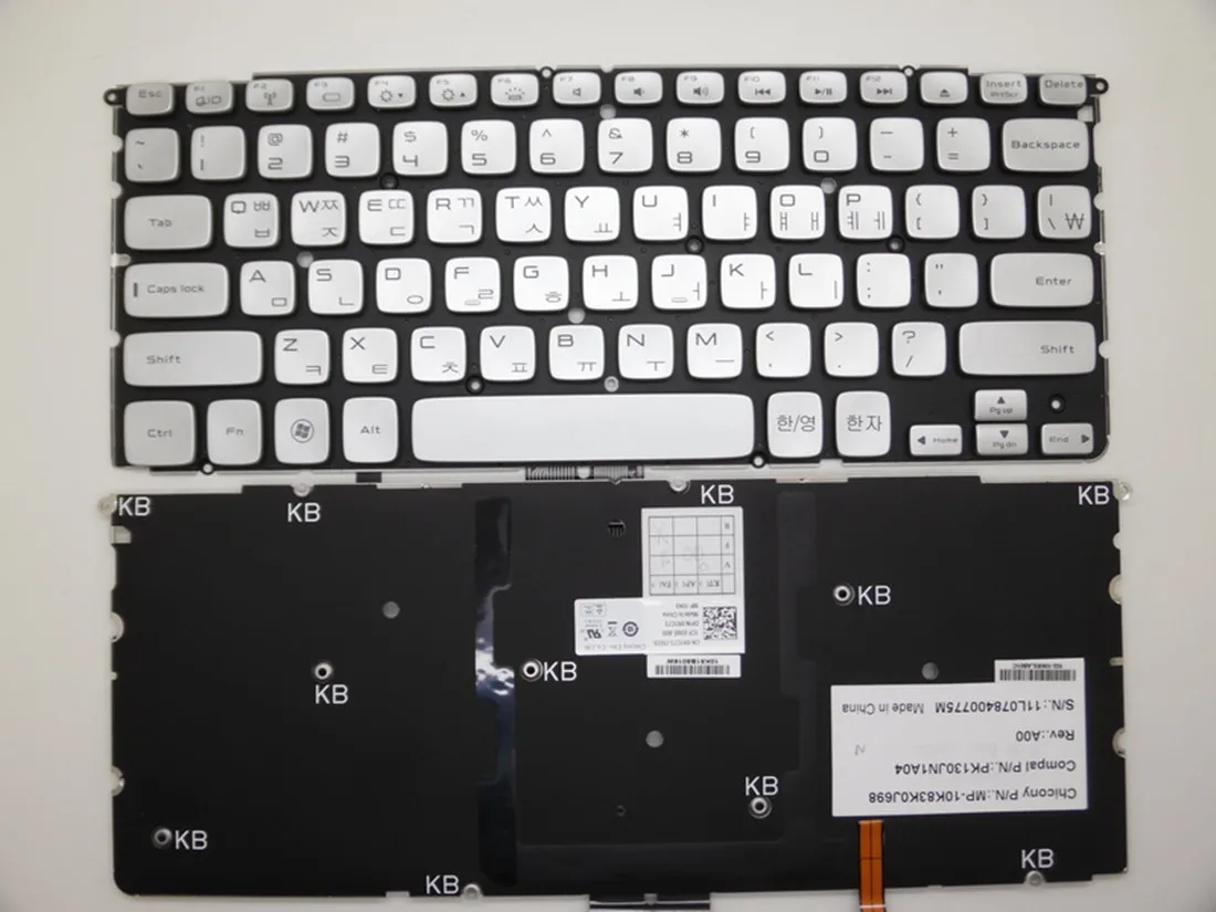 New for DELL XPS 14Z 15Z L412 L512Z L511Z P42G Notebook Keyboard US and Korean Version with Backlight