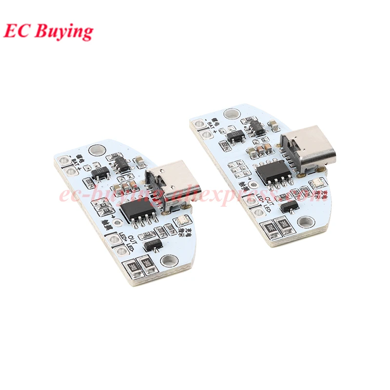 10Pcs/1pc Type-C Table Lamp Circuit Board USB Charging Three Gear Stepless Dimming Led Touch Small Night Lamp Control Module 5V