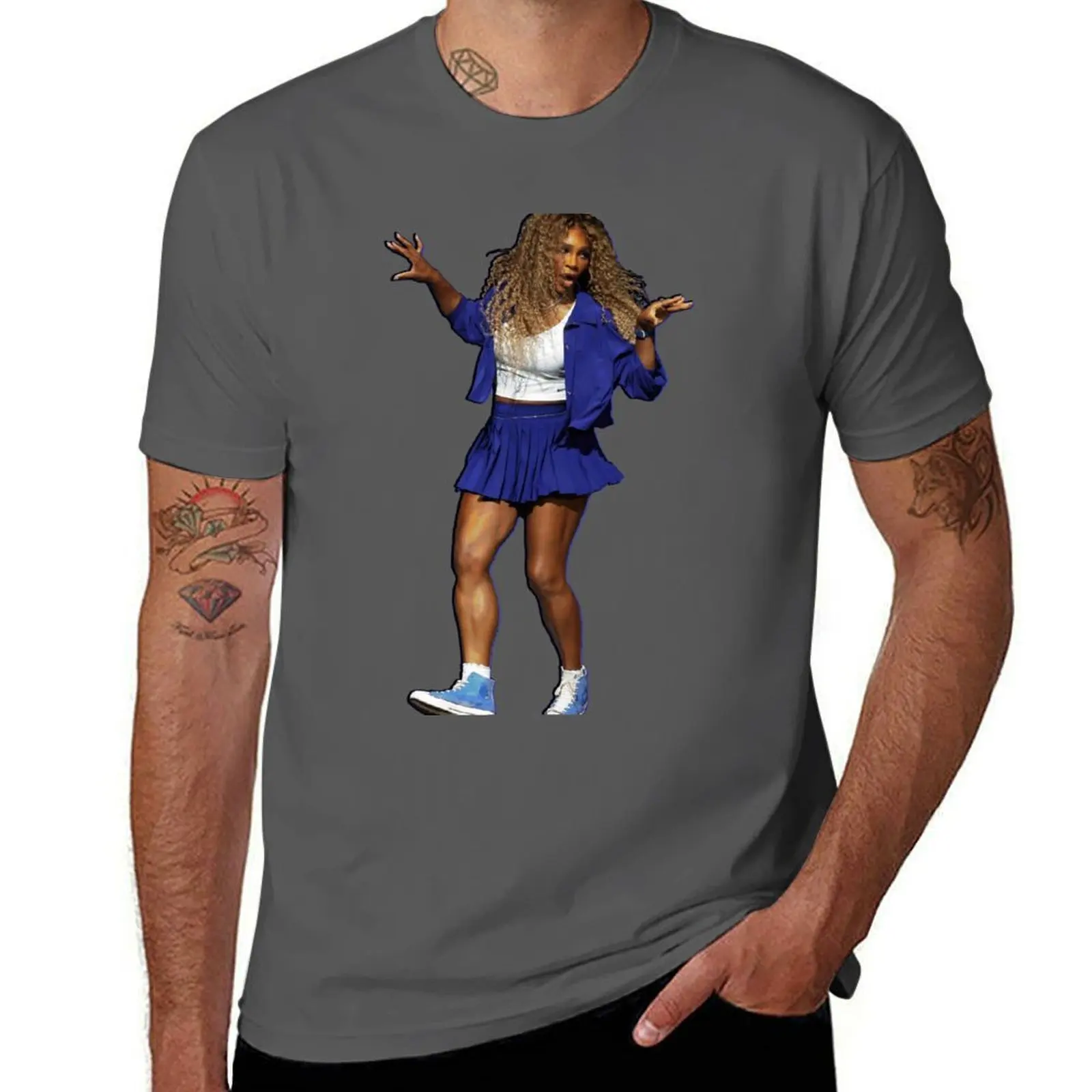

Serena Williams crip walk at Superbowl Half-Time T-Shirt Plus Size Lightweight Top