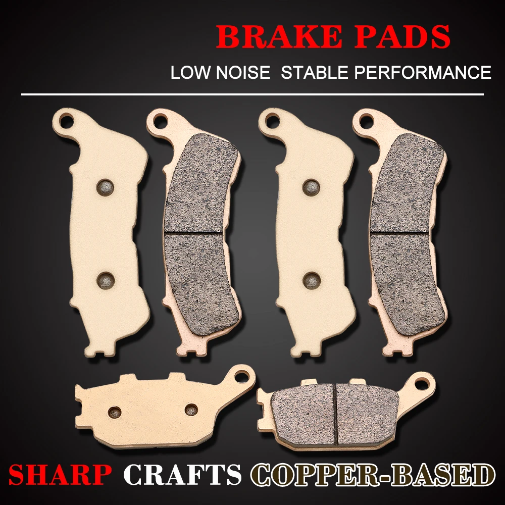 CBF1000 2006-2010 Front Rear Brake Pads For HOMDA CBF 600 CB 1000 CBF600 SA8/SA9/SAA 2008-2012 CB1100 D 2013 CBR600 2011-2013