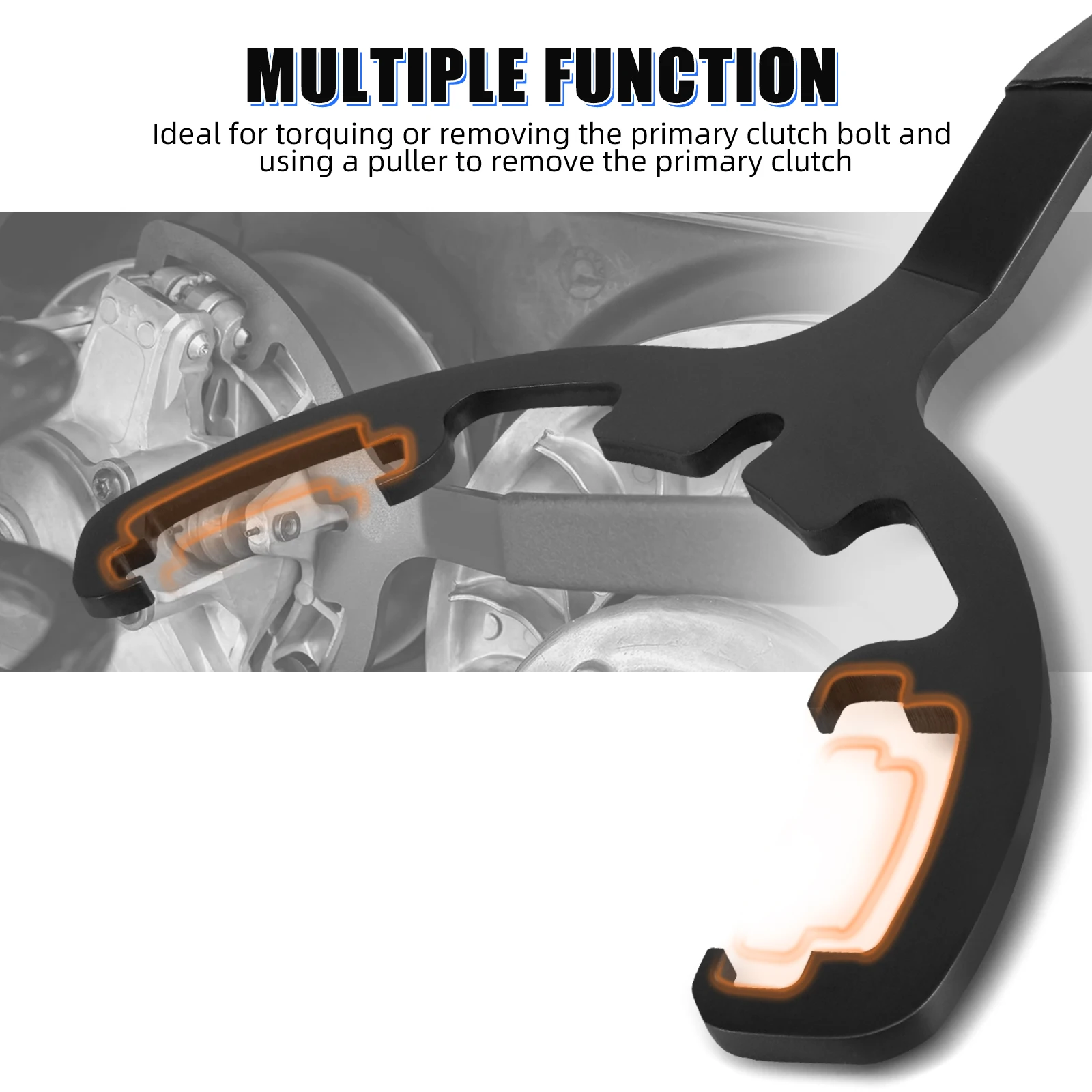 NICECNC UTV PDRIVE Metal Primary Clutch Holding Tool For Can Am Maverick X3 RR DS Turbo DPS 2022 2023 2024 Accessories