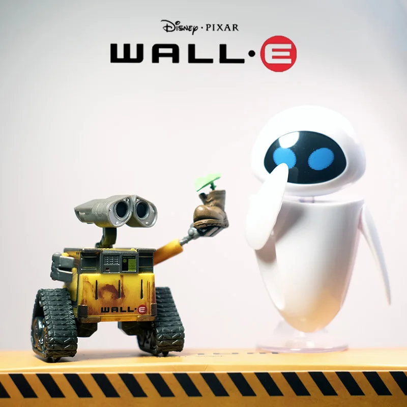 NECA Disney Wall E & EVE Thinkway Toys WALL E Transforming PVC Robot Collection Action Figure Model Toys Birthday Gifts ﻿