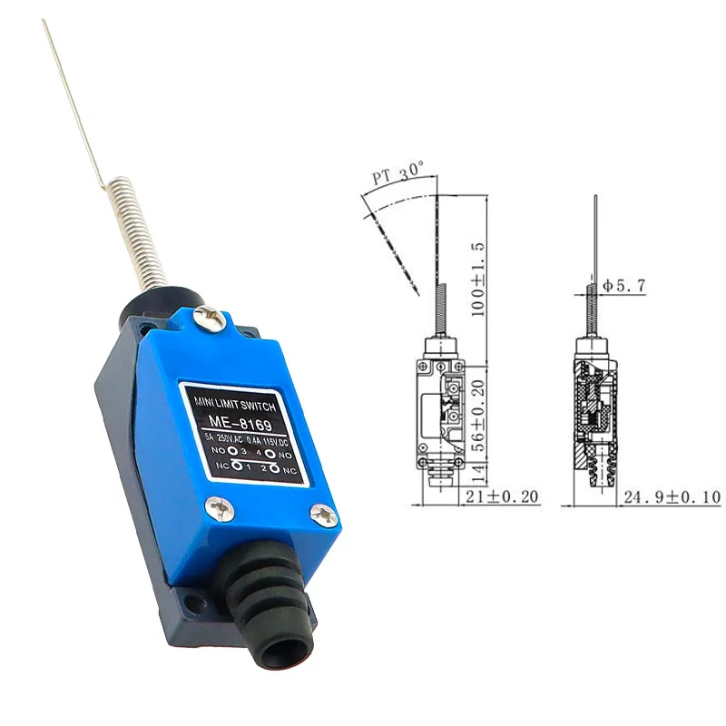 ME-8169 Electrical Wobble Stick Arm Lever Limit Switch Momentary