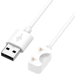Replacement Charging Cable for Samsung Galaxy Fit 3 SM-R390 Fit3 Charger Cord Magnetic USB A Dock Smartwatch 3.3FT/100cm White