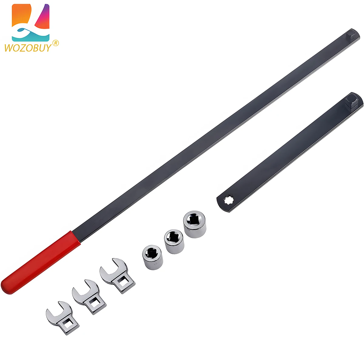 Serpentine Belt Wrench Tool Belt Remove and Install Kit- 3/8" 1/2" Drive  Adjust Tightener Wrench Tool Set for Car Engine Repair