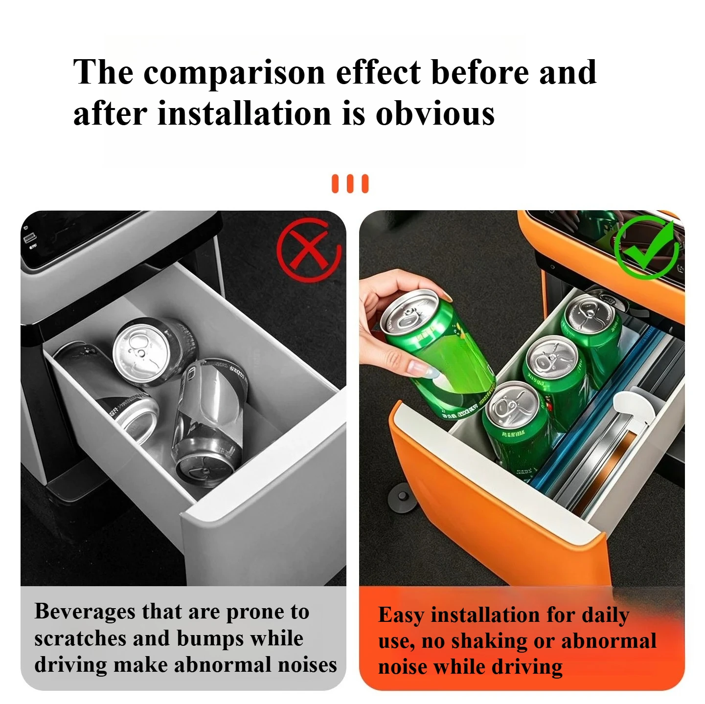 For Zeekr 9X/ Zeekr 8X Car Refrigerator Booster Automatic Replenishment Anti Slip Without Abnormal Aoise Car Accessories