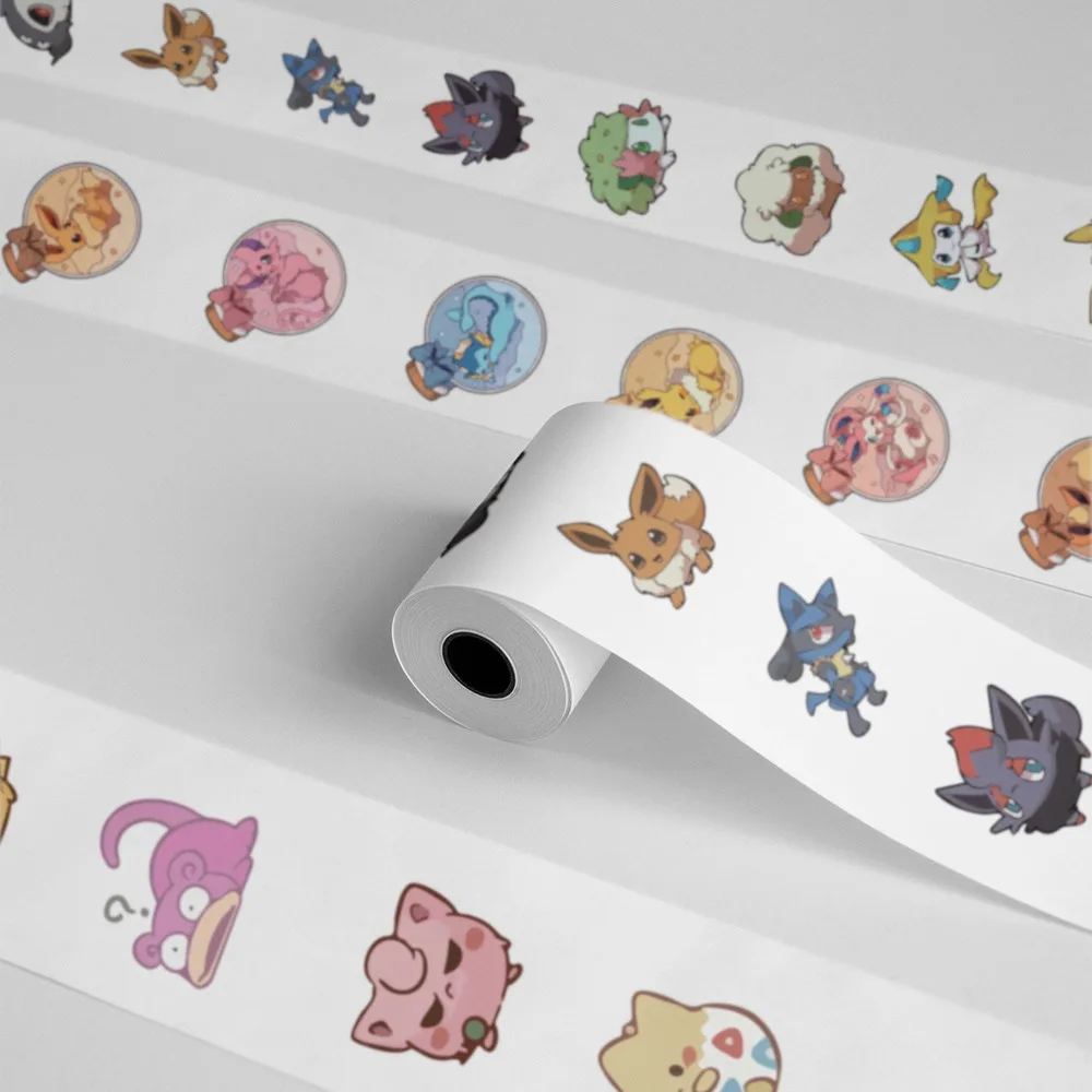 Pegatinas de Pokémon de dibujos animados, calcomanías de Pvc para ordenador portátil, decoración de Stiker, juguete de recompensa para niños, regalo