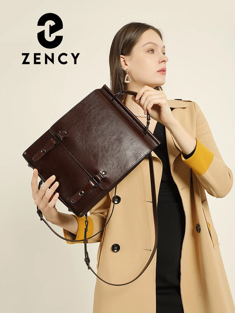 

Женский рюкзак Zency в английском стиле, ретро-рюкзак, женская сумка через плечо формата А4, сумка в стиле преппи, коричневый цвет кофе