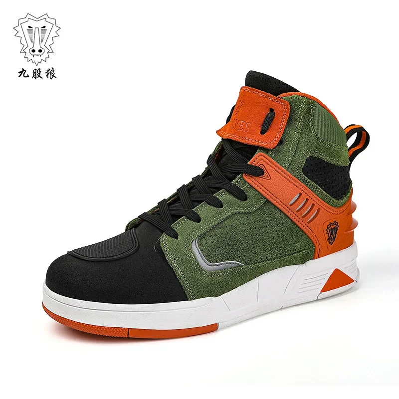 Genuine Leather Motorcycle Riding Boots Breathable Anti-fall Moto Racing Shoes Men Women Biker Commuter Protective Footwear