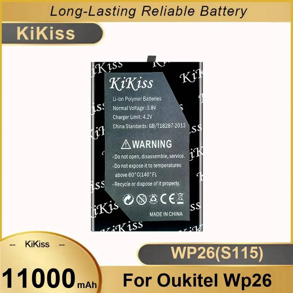 

For Oukitel WP26 Mobile Phone Battery 11000Mah S115 Lightweight High Performance