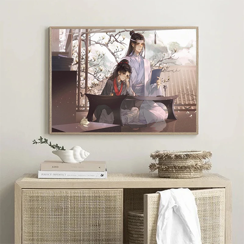 Mo Dao Zu Shi Wei WuXian/lan Zhan China Anime Posters Pictures Print Canvas Painting Wall Art Decor Living Room Home Decoration