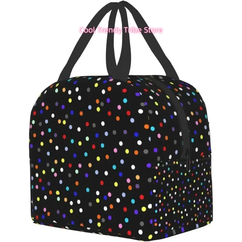 Insulated Lunch Box with Floral & Butterfly Design - Reusable Thermal Tote Bag for Women & Girls, Durable Oxford Fabric, Hand Wa