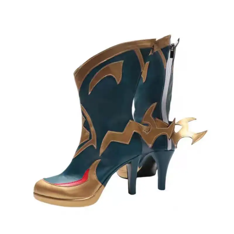 Spiel LOL Cosplay Kostüme Schuhe Stiefel Western Shadow Evelynn