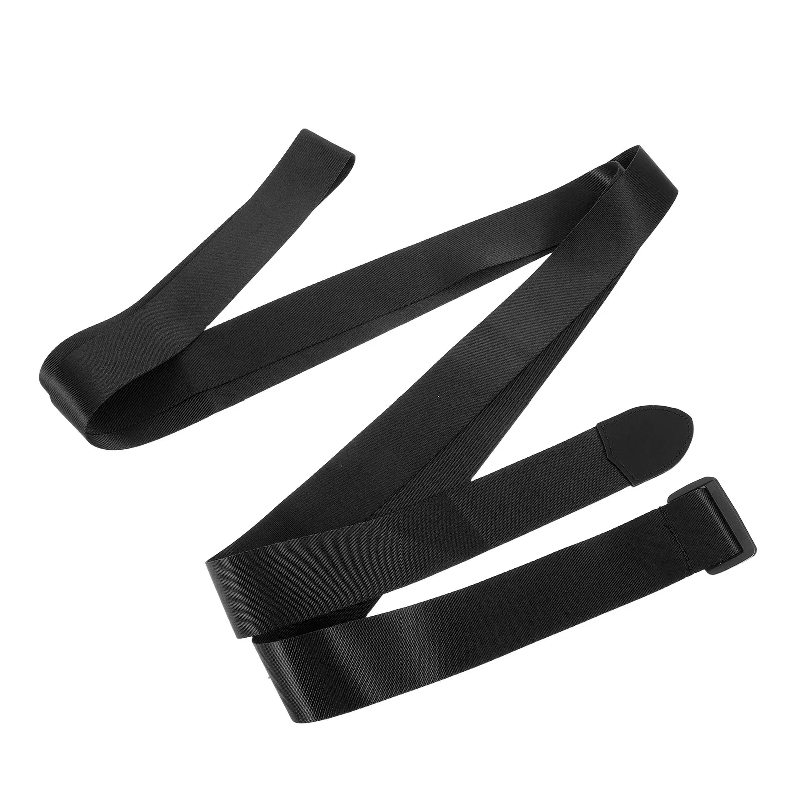 Adjustable Black African Djembe Shoulder Strap Drum Harness Stable Carrying Belt for Rehearsal Live Show Outdoor Activities
