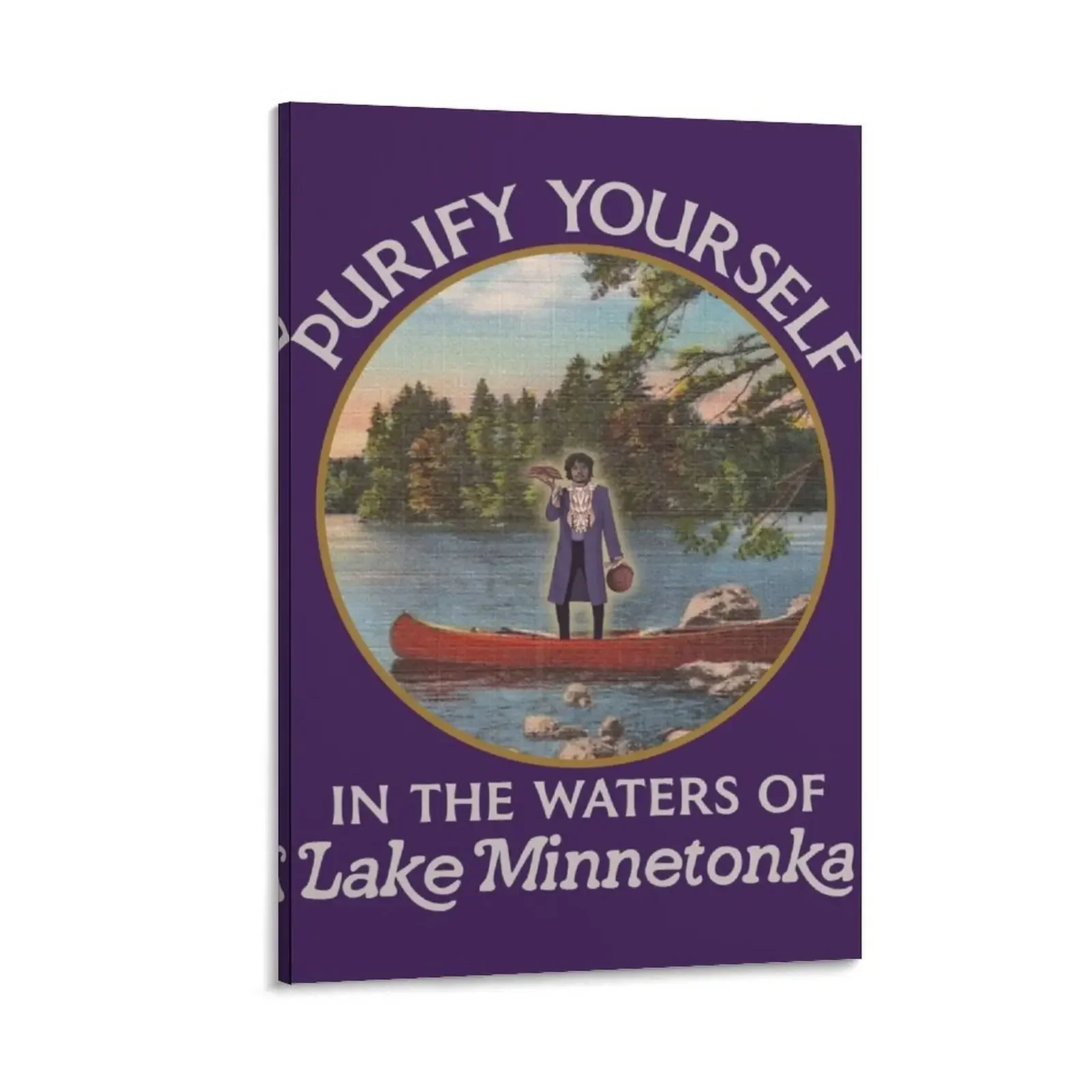 

Purify Yourself in the Waters of Lake Minnetonka Canvas Painting nordic home decor decorative wall poster