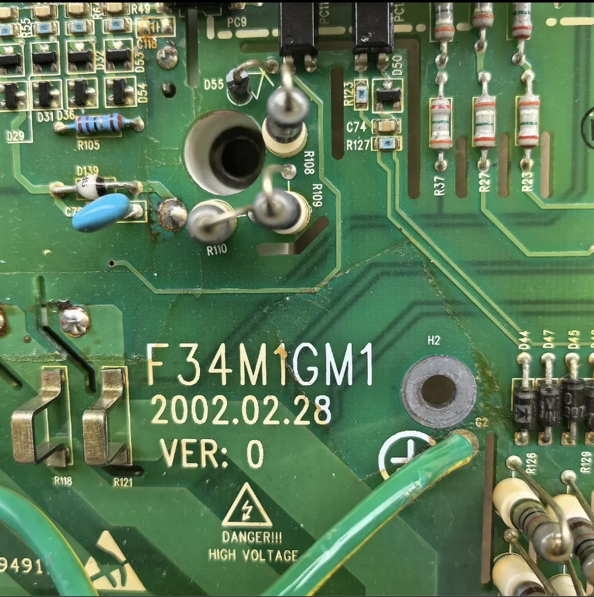 Emerson inverter F34M1GM1 Unwrapped tape module 25A second-hand test function is normal