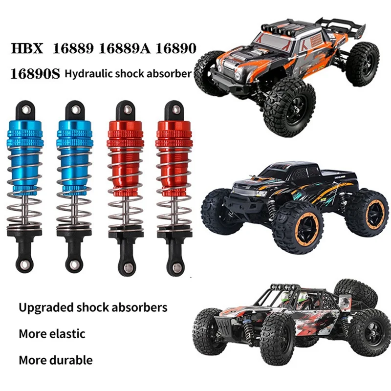 ABKI-For HBX 원격 제어 차량 업그레이드, 16889 16889A 16890 16890S 유압 충격 흡수 장치