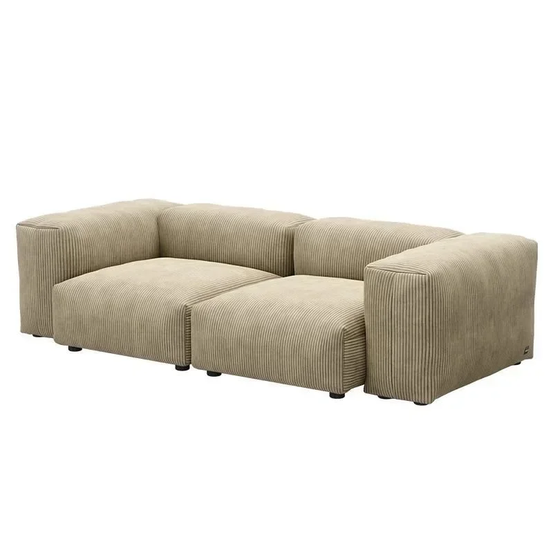 

-Nordic Wick Sofa 2024 New Cream Style Square Sofa Living Room Bedroom Casual Use