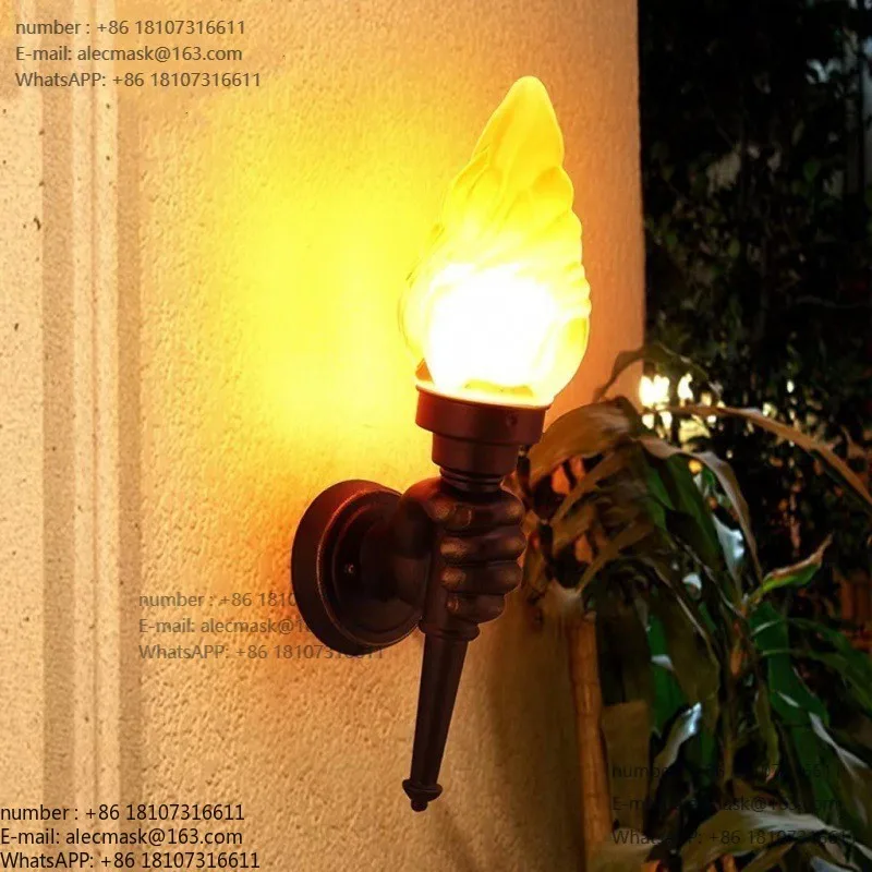 

Outdoor waterproof wall light, retro industrial style atmosphere, café, outdoor balcony, aisle, courtyard decoration