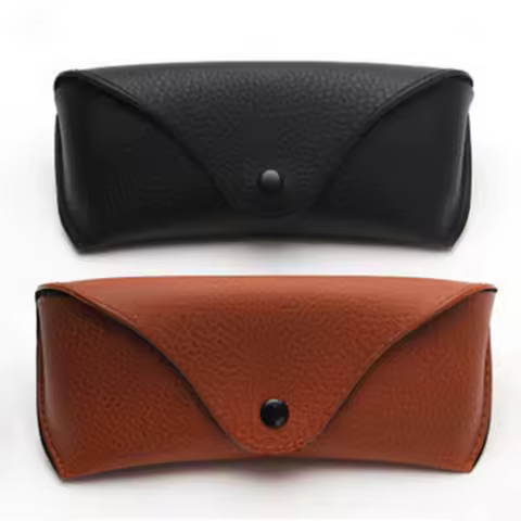Eyewear Case Portable Unisex Faux Leather Eye Glasses Sunglasses Holder Box Case Cover Eyewear Accessories