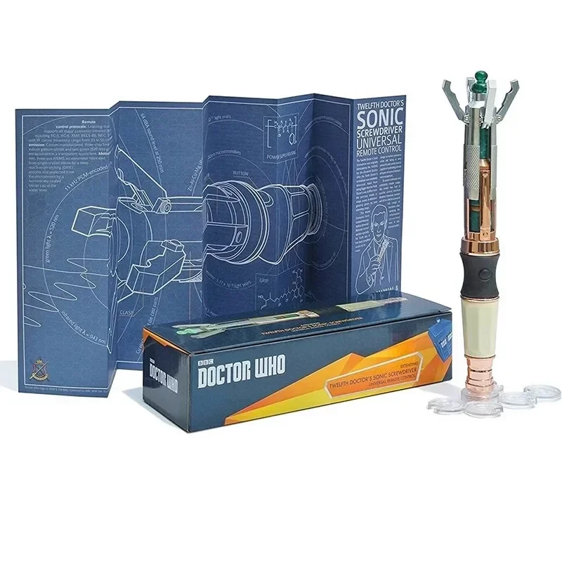 Doctor Who Stretchable Toy com Luz, Sonic Screwdriver, Merchandise Filme, Presentes de Aniversário, Cosplay Toys, 10th, 12th, 12th Generation