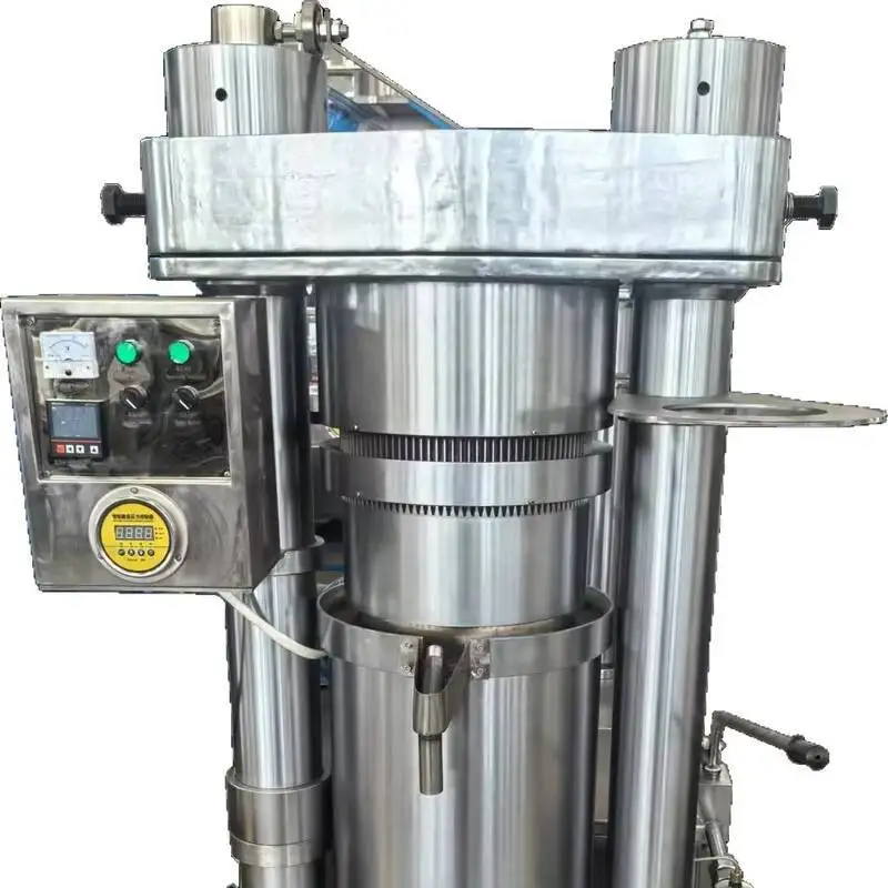 Set Sunflower Sichuan Pepper Seed Large Oil Press Equipment 360 Commercial Fully Automatic Hydraulic Machine Full