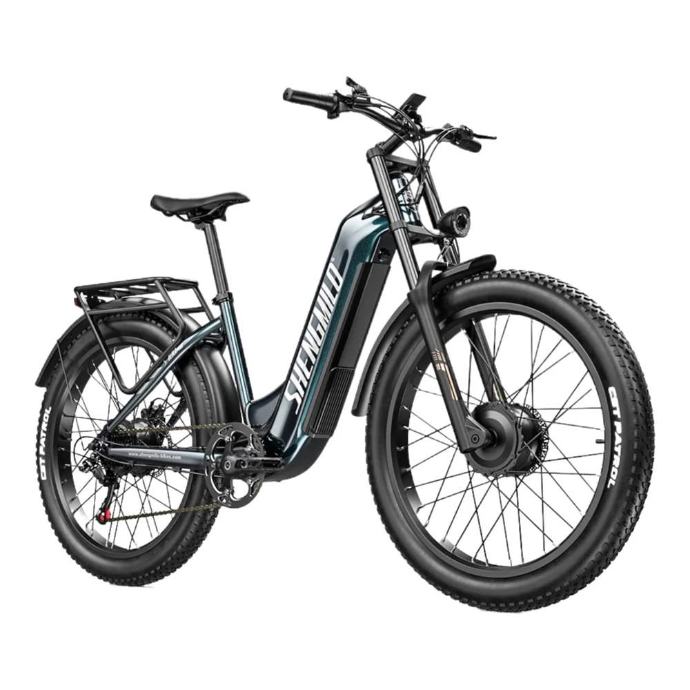 Shengmilo S700 Pro Elektrische Fiets 48V25AH Batterij, E-Mountainbike, Dubbele Motor, 26 Inch Vetband Ebike, Elektrische fiets voor volwassenen
