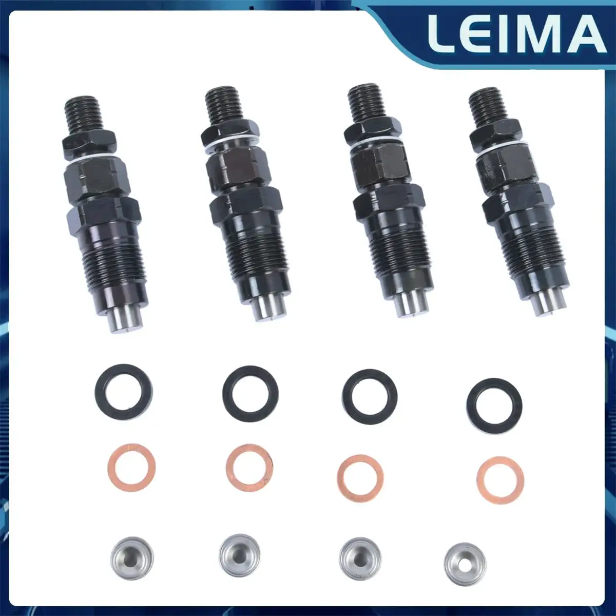 

Топливный инжектор 4M40 4M40T для дизельных двигателей Mitsubishi Delica Spacegear Pajero 2.8L, запчасти для двигателя 4M40 4M40T, артикулы ME201844, ME731687, 9430610435