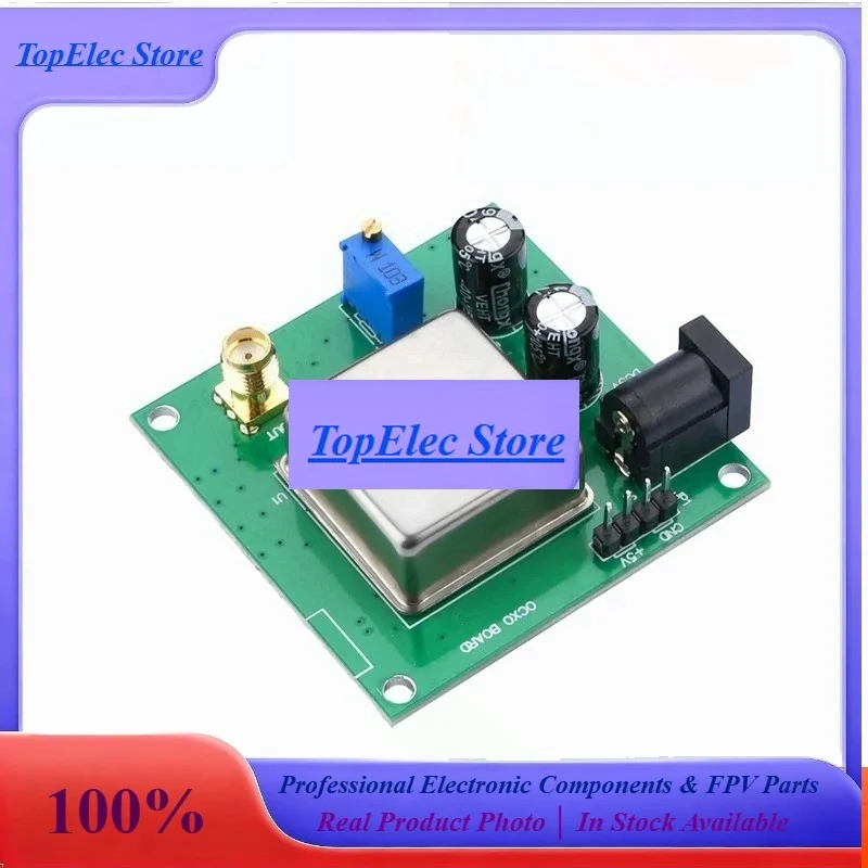TopEs10MHz OCXO 2525-N Frequency Reference Board Sine Wave SMA RF Output Thermostatic Oscillator