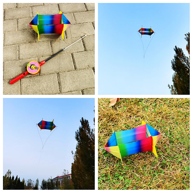 Cerf-volant PE 3d pour enfants, jouet volant, ligne de pêche, canne à pêche, aigle volant, livraison gratuite