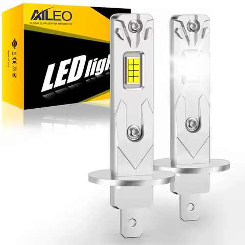 AILEO 2Pcs LED Lights 200W 20000LM H1 H7 H9 H8 H11 LED 9005 HB3 9006 HB4 H4 6500K Headlight Bulb For Car Lamp White Plug&amp;Play