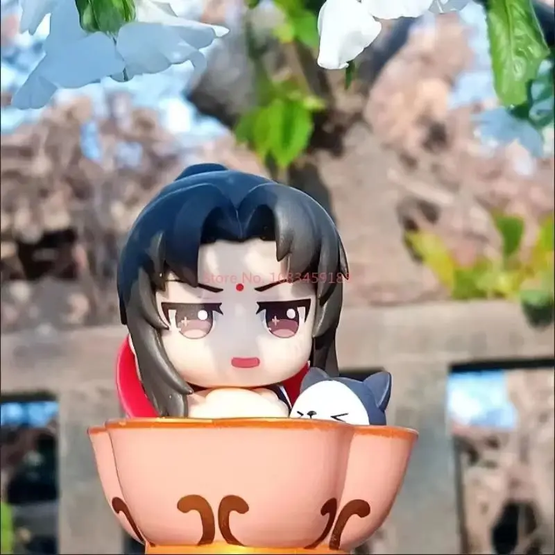 Hot Modaozushi Figure Toys Patriarch Of Magic Dao Summer Song Q Version Pvc Model Decoration Wei Wuxian Lan Wangjji Toys Doll